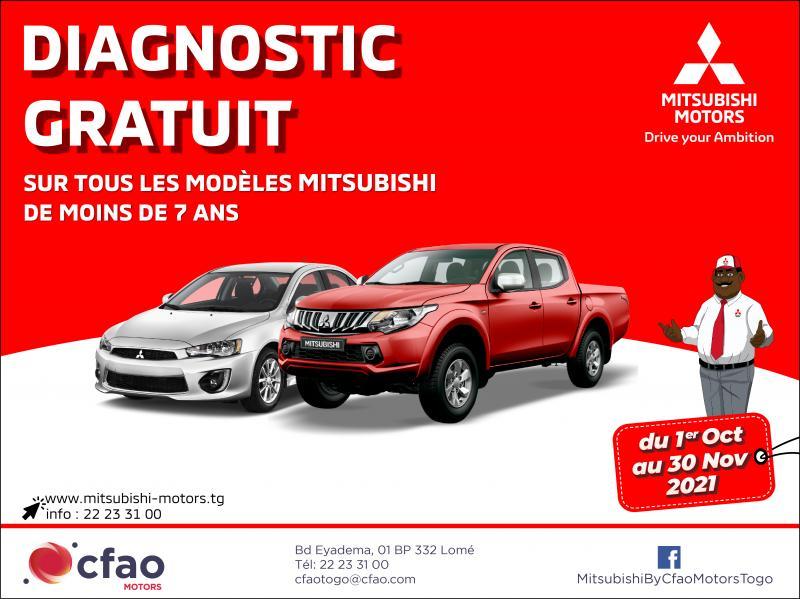 Diagnostic gratuit Mitsubishi