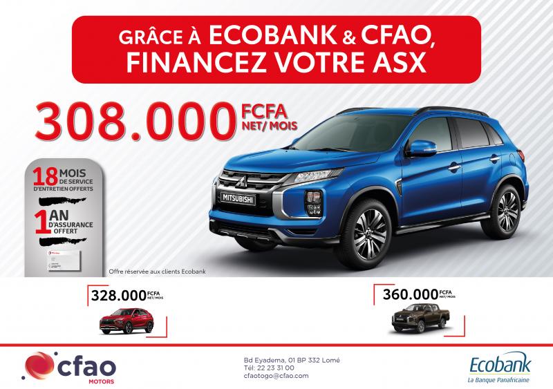 Financez votre véhicule , grâce à CFAO Togo et Ecobank