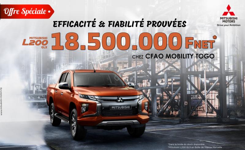 Offre spéciale Mitsubishi L200 GLX